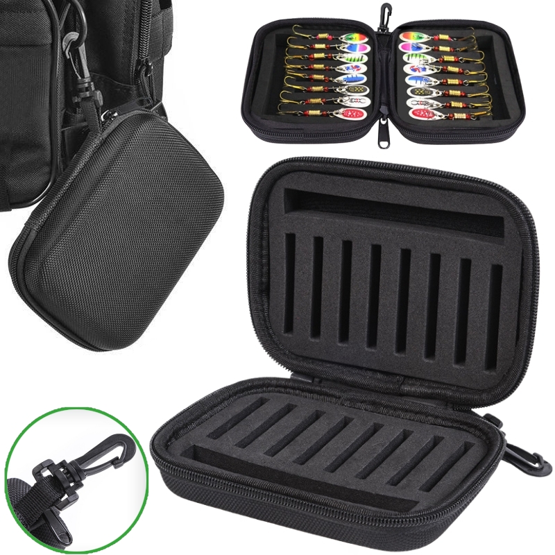Fish Finder Case - Portable Fly Fishing Lure Spinner Spoon