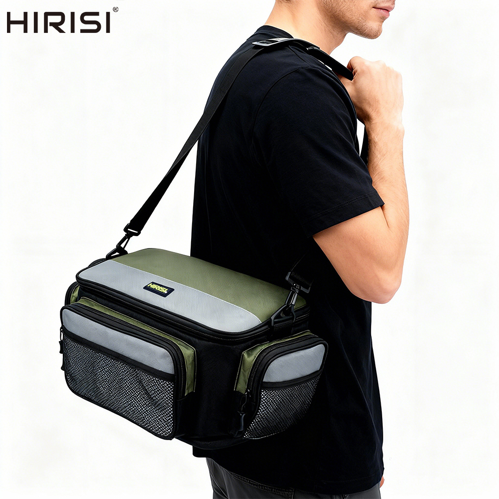 Fish Finder Case - Hirisi Waterproof Fishing Bag Nylon Large