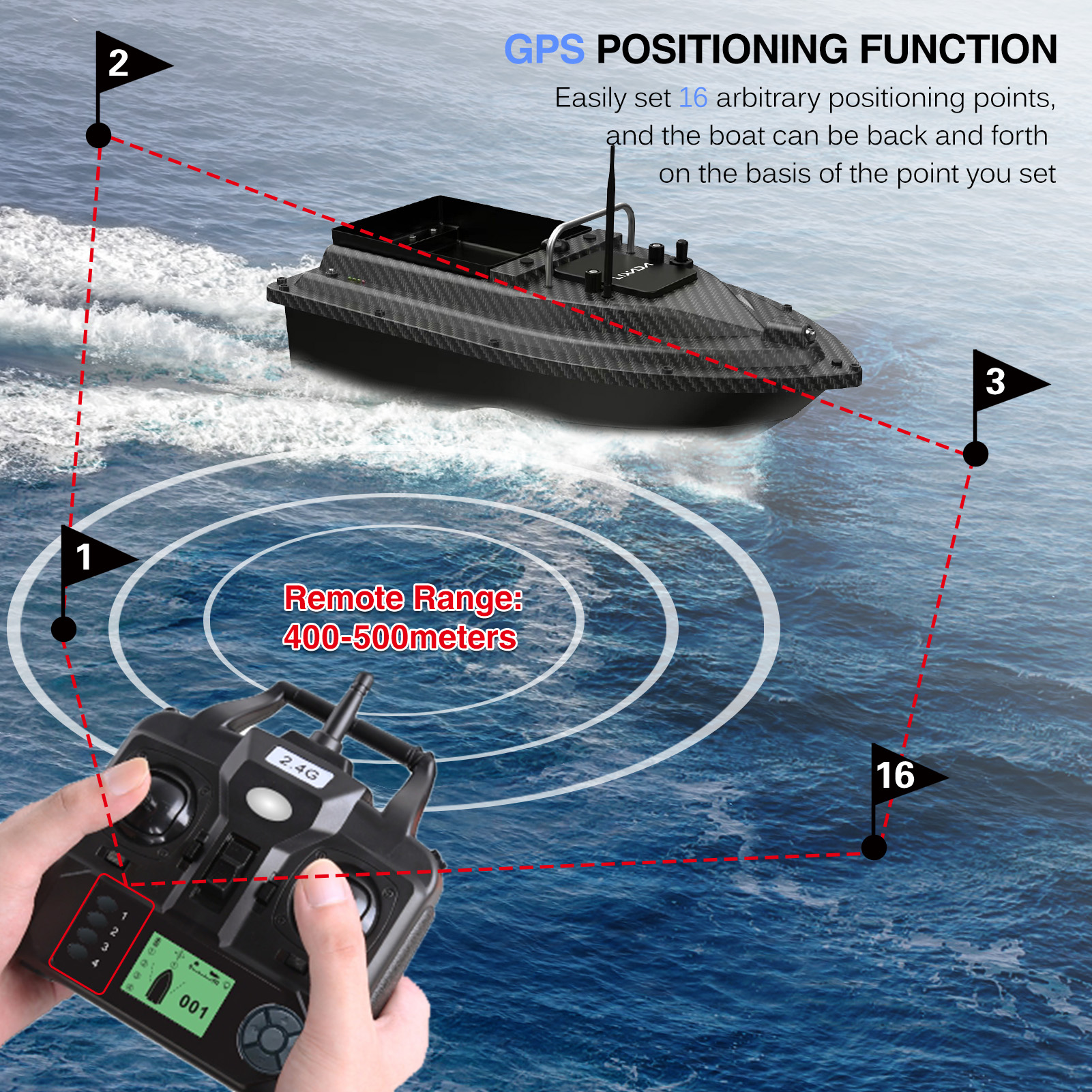 Fishing Bait Boat GPS Fishing  - Fishing Gps ulasan dan harga