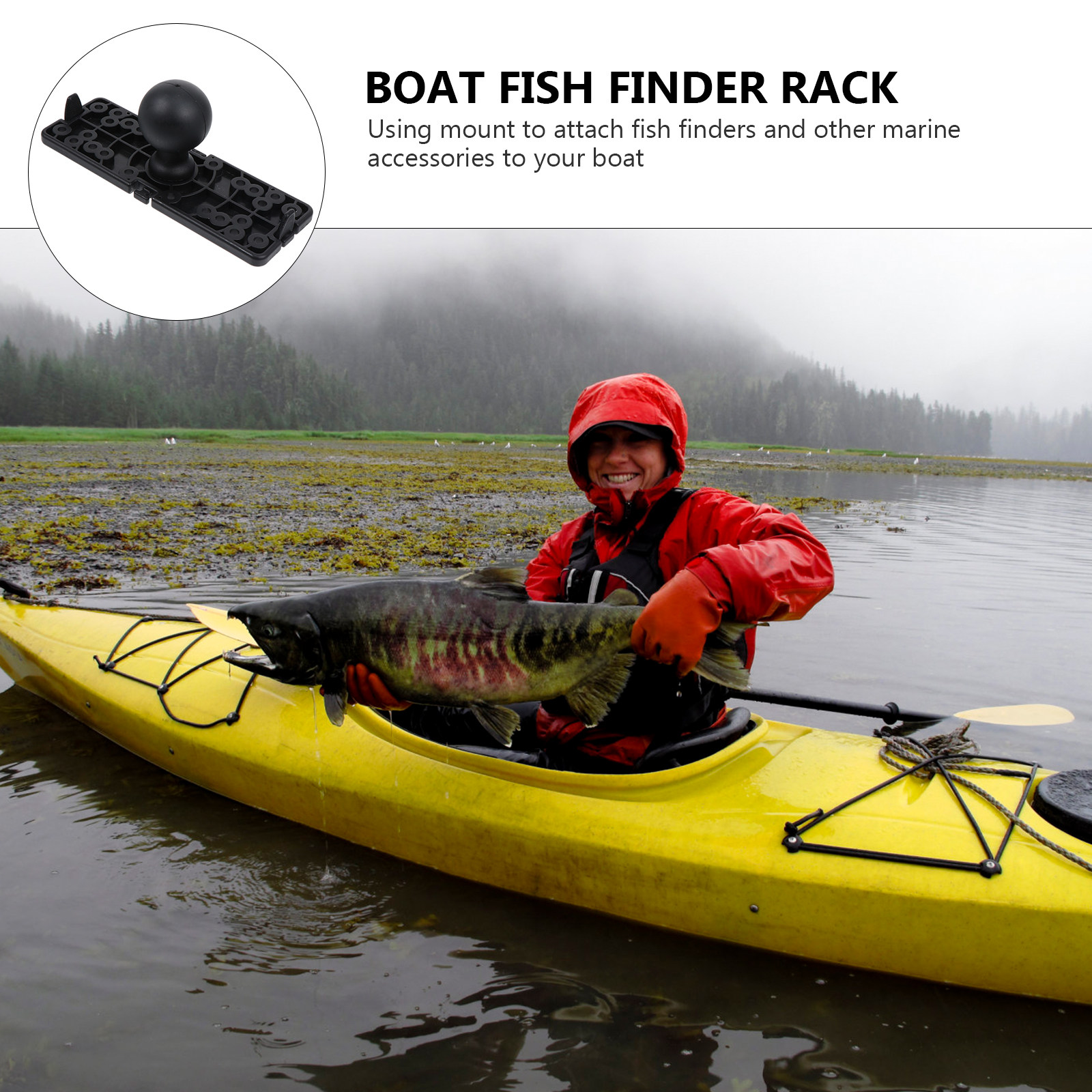 1Pcs Nylon Silicone Fish Finde - Fish Finder Mount ulasan dan harga