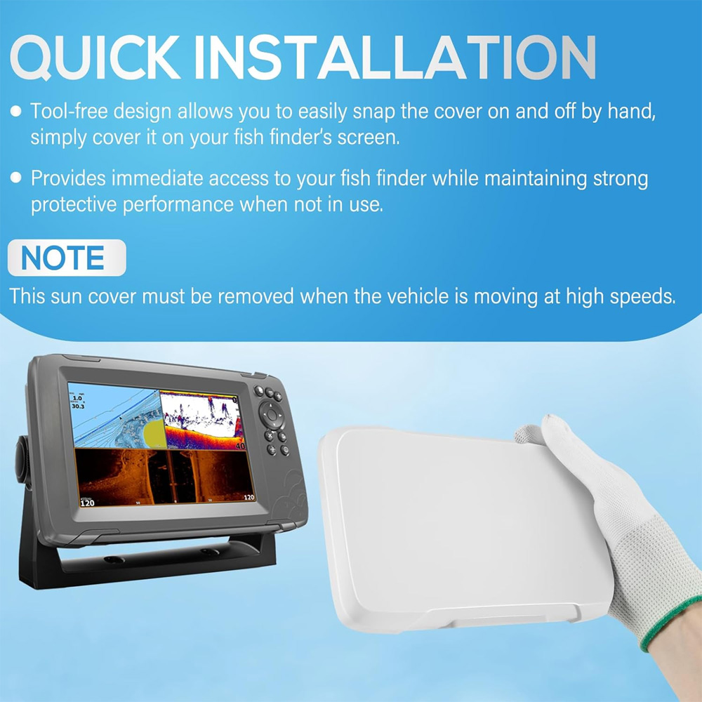 7-inch Fish Finder Sun Cover F - Fish Finder ulasan dan harga