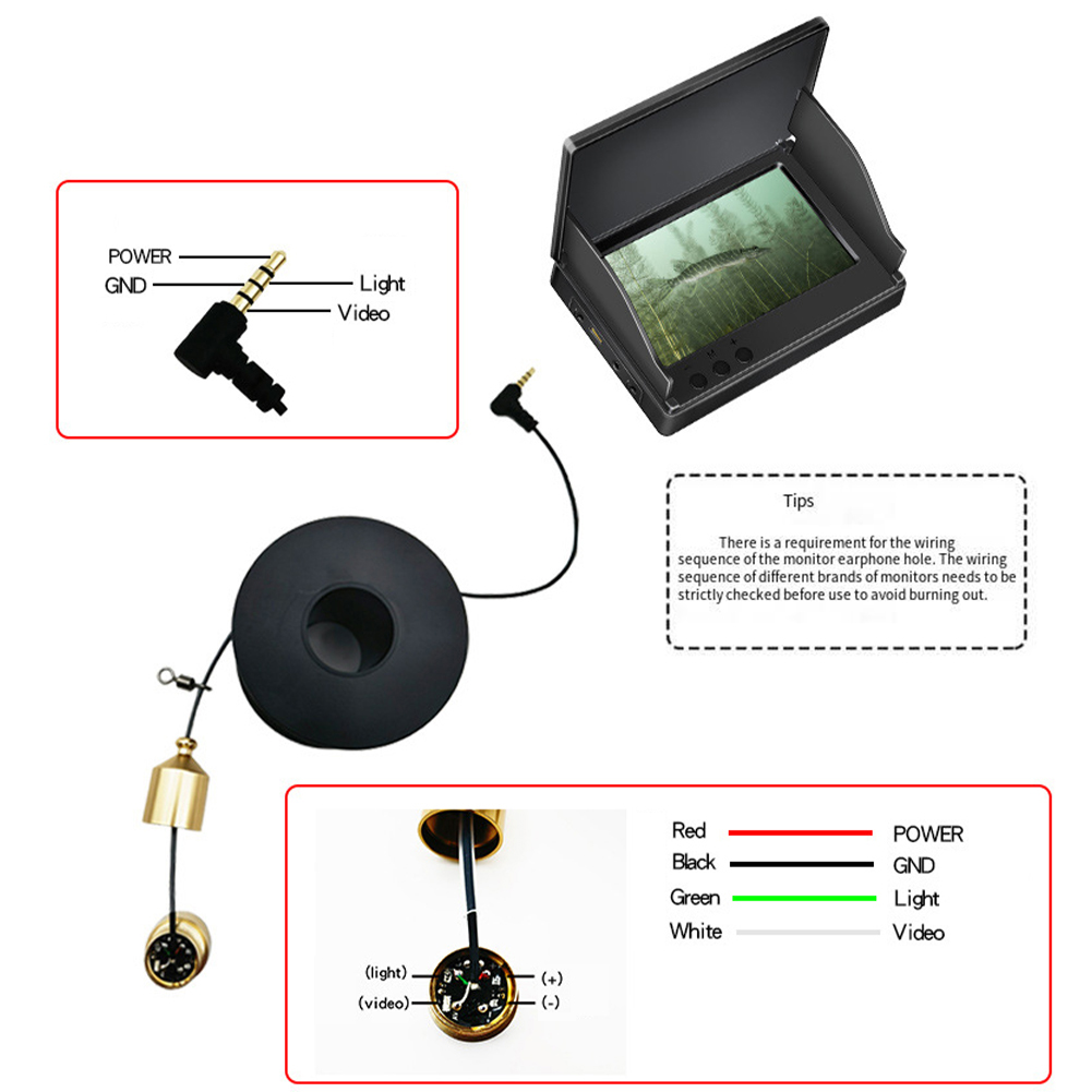1pc Underwater Fishing Camera  - Fishing Depth Finder ulasan dan harga