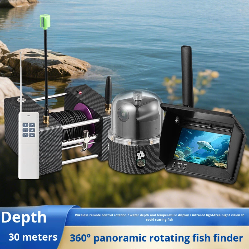 360 Degree Panoramic Rotating  - Fish Finder Portable ulasan dan harga