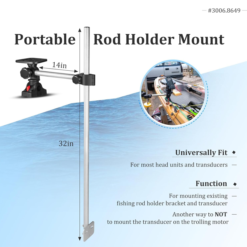 360° Rotation ,Marine Fish Fin - Fish Finder Mount ulasan dan harga