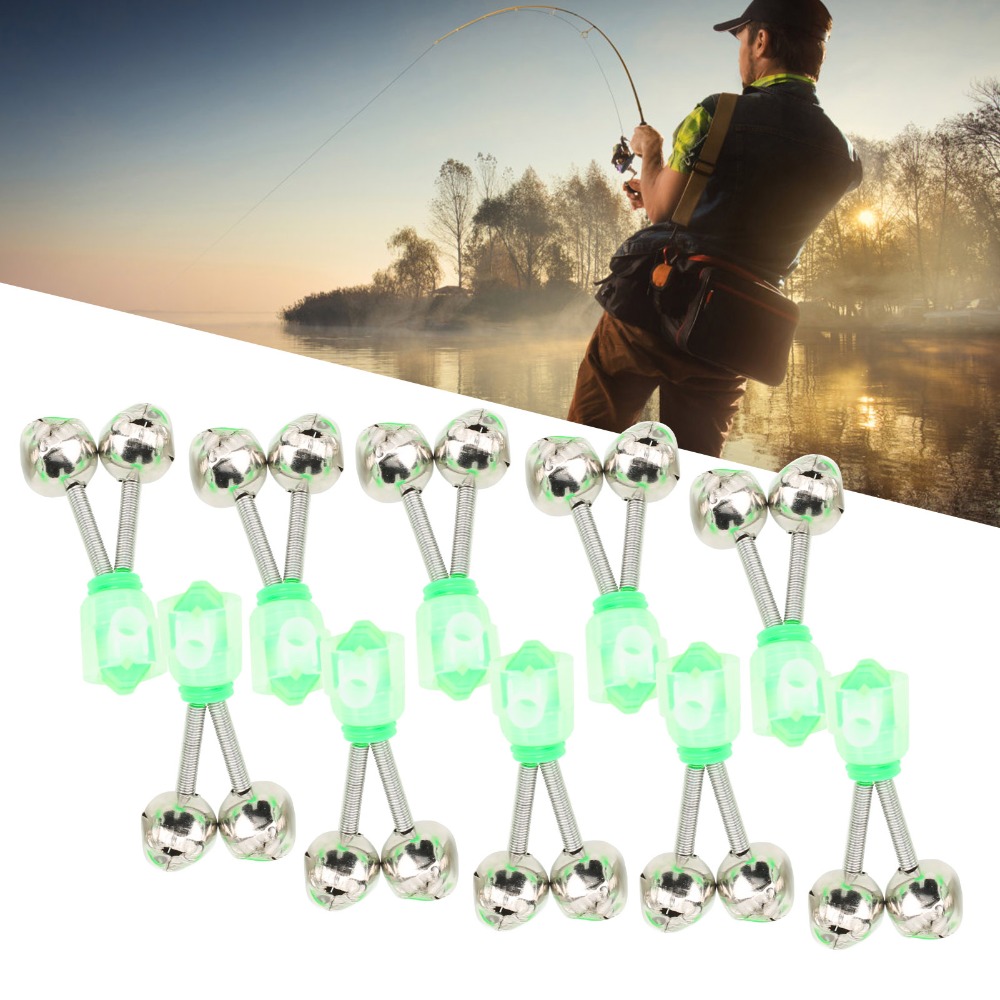 50PCS Portable Twin Spiral Fis - Bite Alarm ulasan dan harga