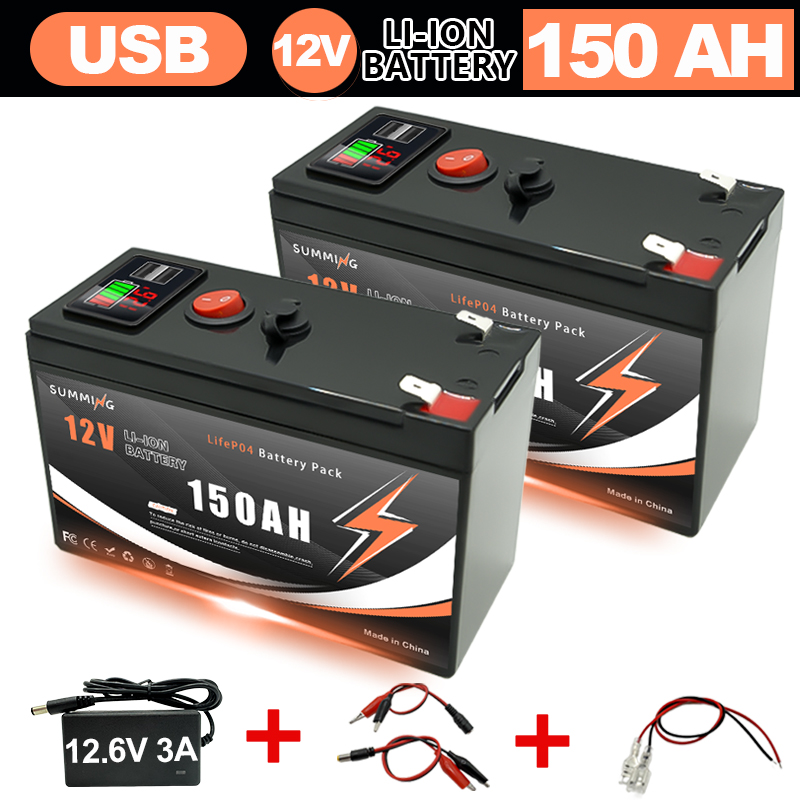 12V 150Ah Lithium  LiFeP04 Bat - Fish Finder Charger ulasan dan harga