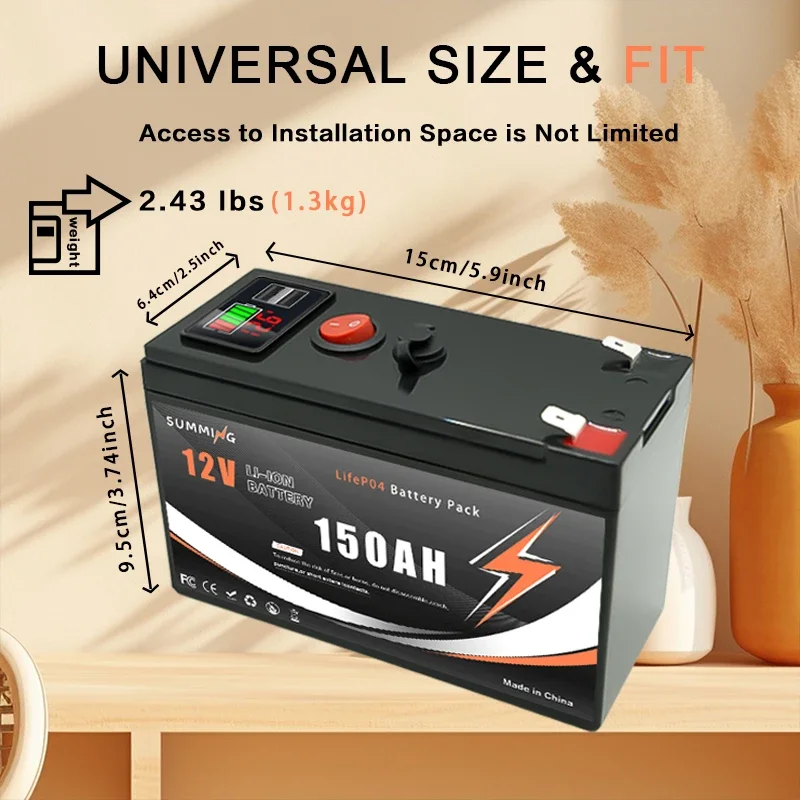 12V 150Ah Lithium  LiFeP04 Bat - Fish Finder Charger ulasan dan harga