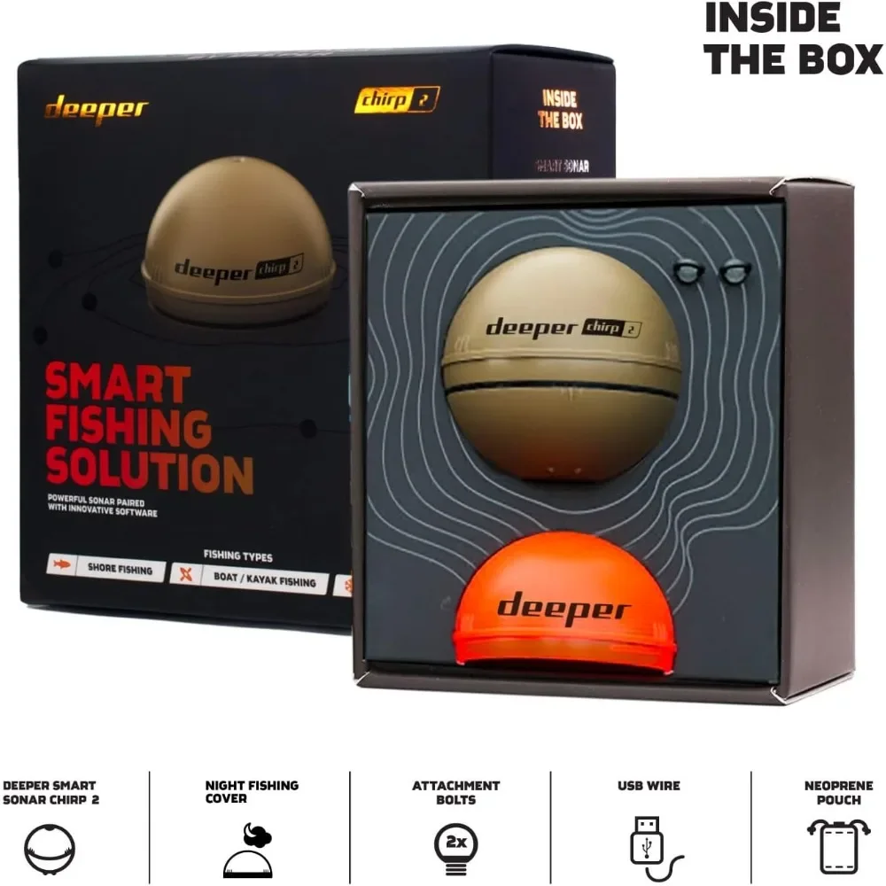 A  Chirp 2 Sonar Fish Finder - - Fish Finder Portable ulasan dan harga