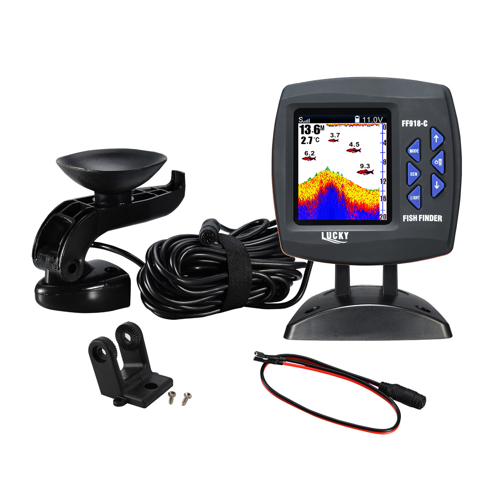 Fish Finder Wireless Sonar Sen - Fish Finder Transducer ulasan dan harga