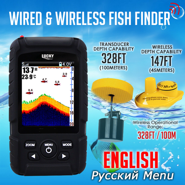 FF718LiC 2-in-1 LUCKY Fishfind - Fish Finder Cable ulasan dan harga