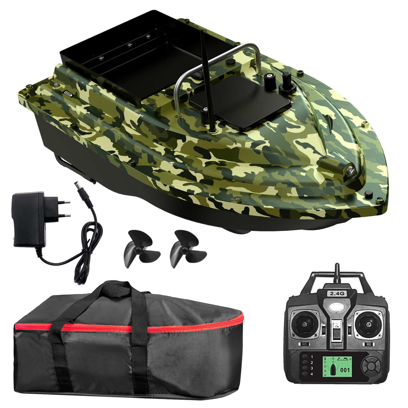 D16E GPS Fishing Bait Boat wit - Fishing Gps ulasan dan harga