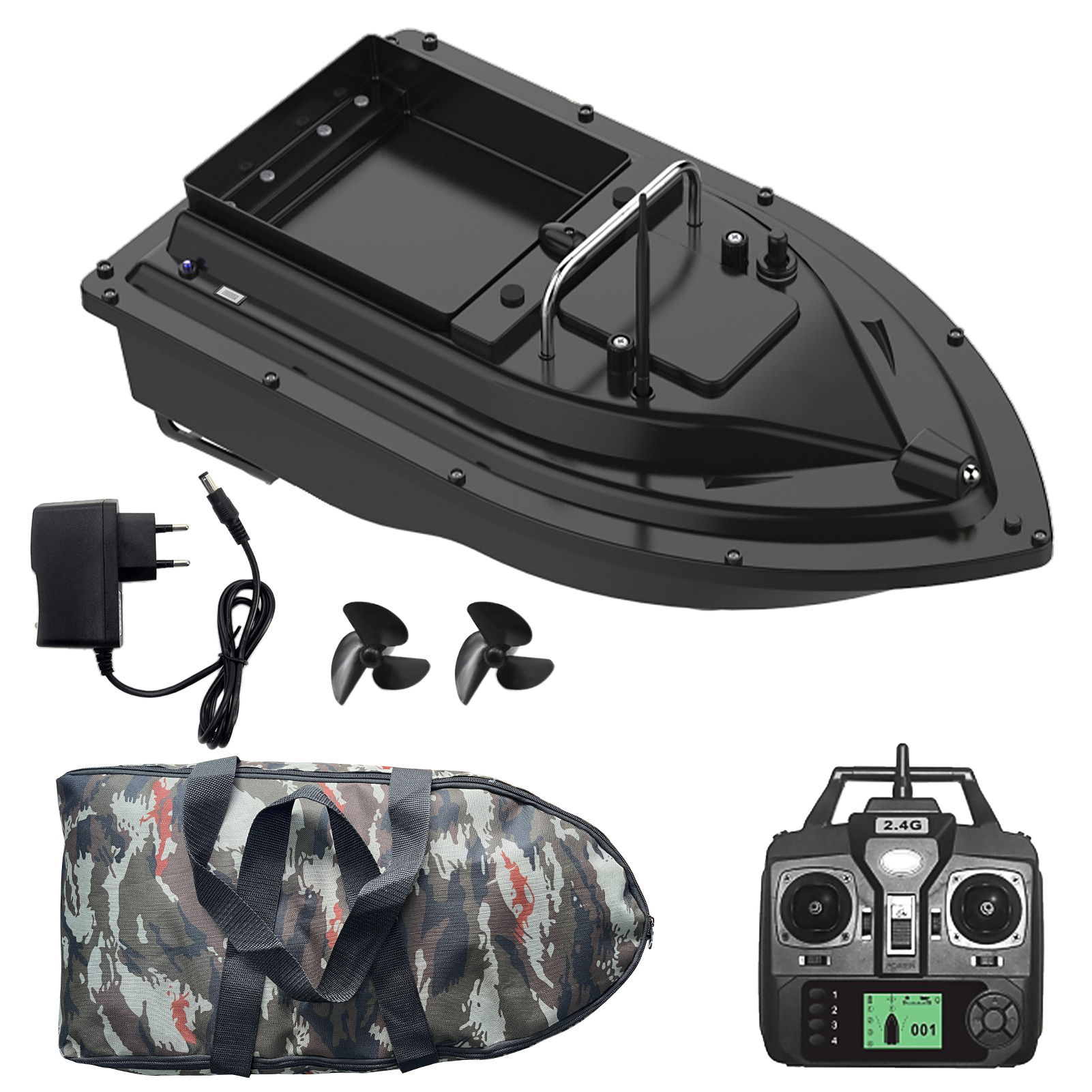 D16E GPS Fishing Bait Boat wit - Fishing Gps ulasan dan harga