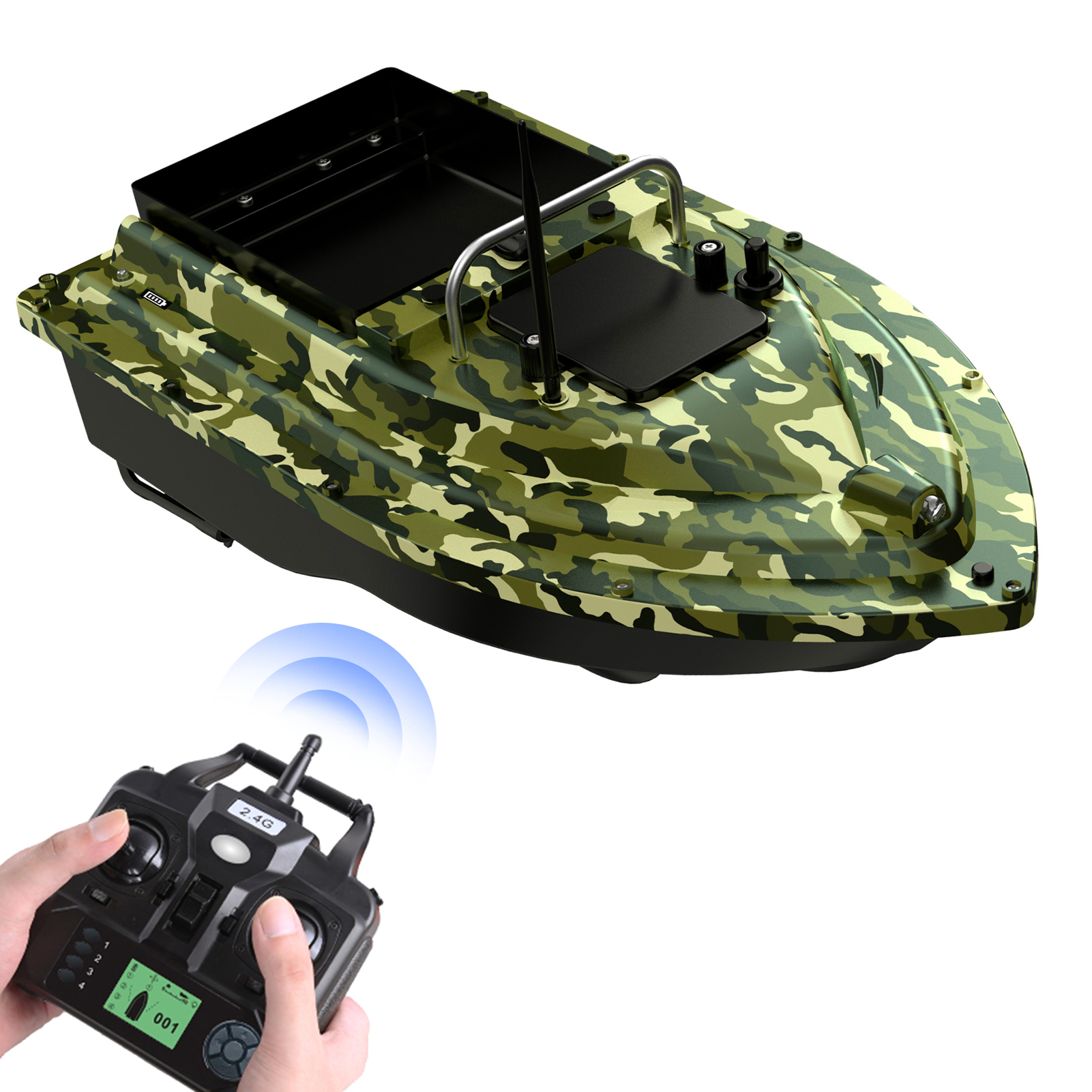 D16E GPS Fishing Bait Boat wit - Fishing Gps ulasan dan harga