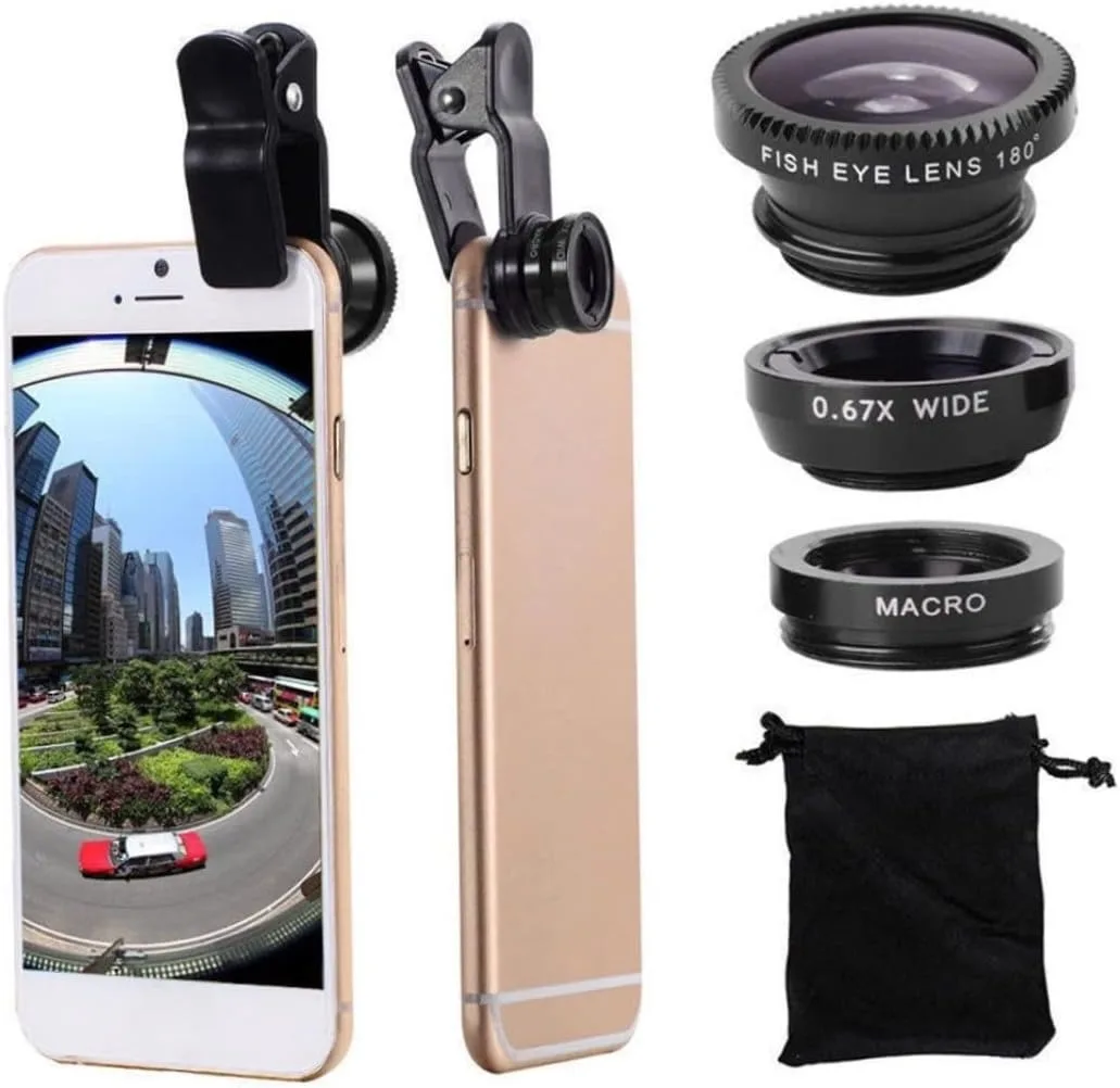 3 in 1 Fisheye Lens 0.67X Wide - Fishing Camera ulasan dan harga