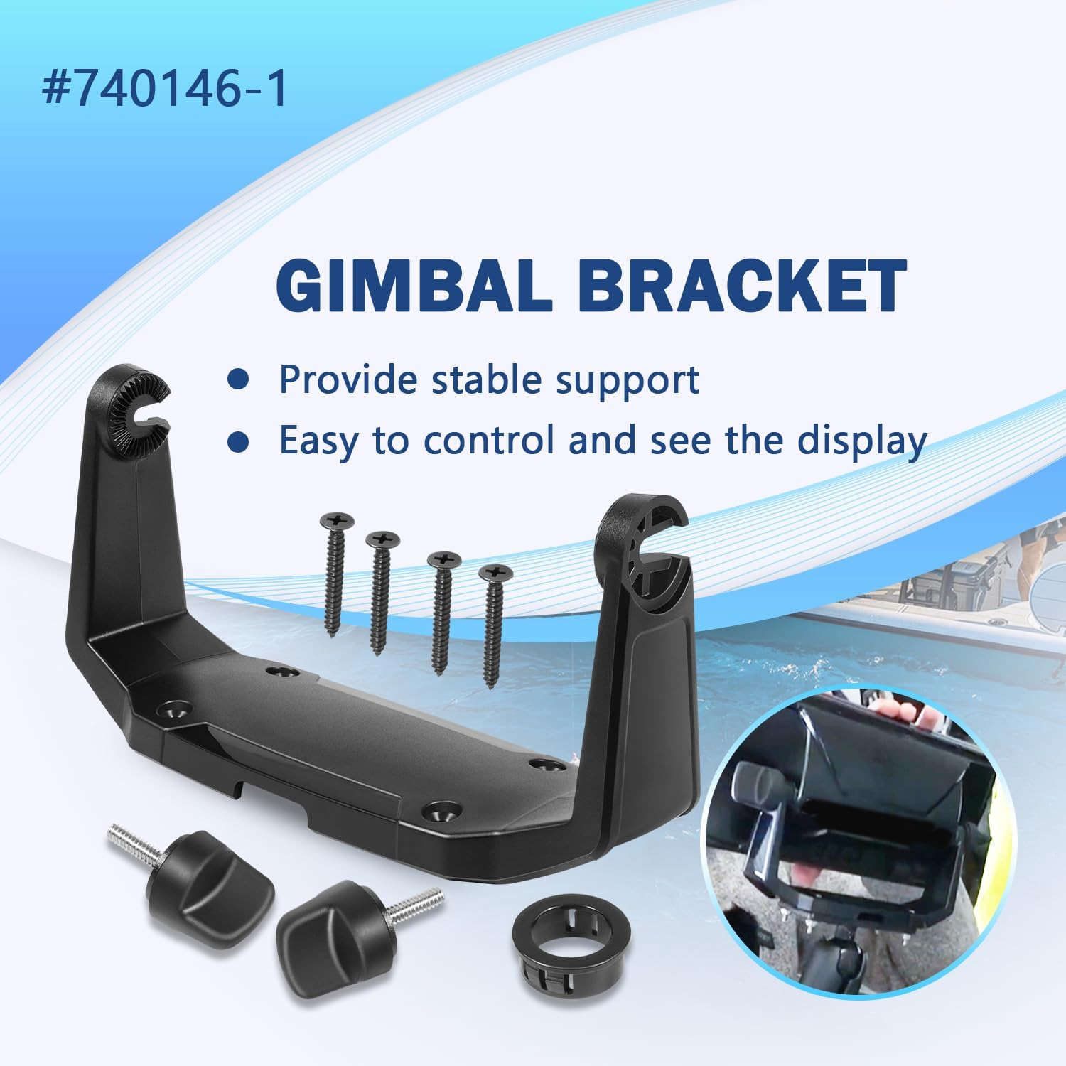 740146-1 Gimbal Mount Kit Comp - Fish Finder Mount ulasan dan harga