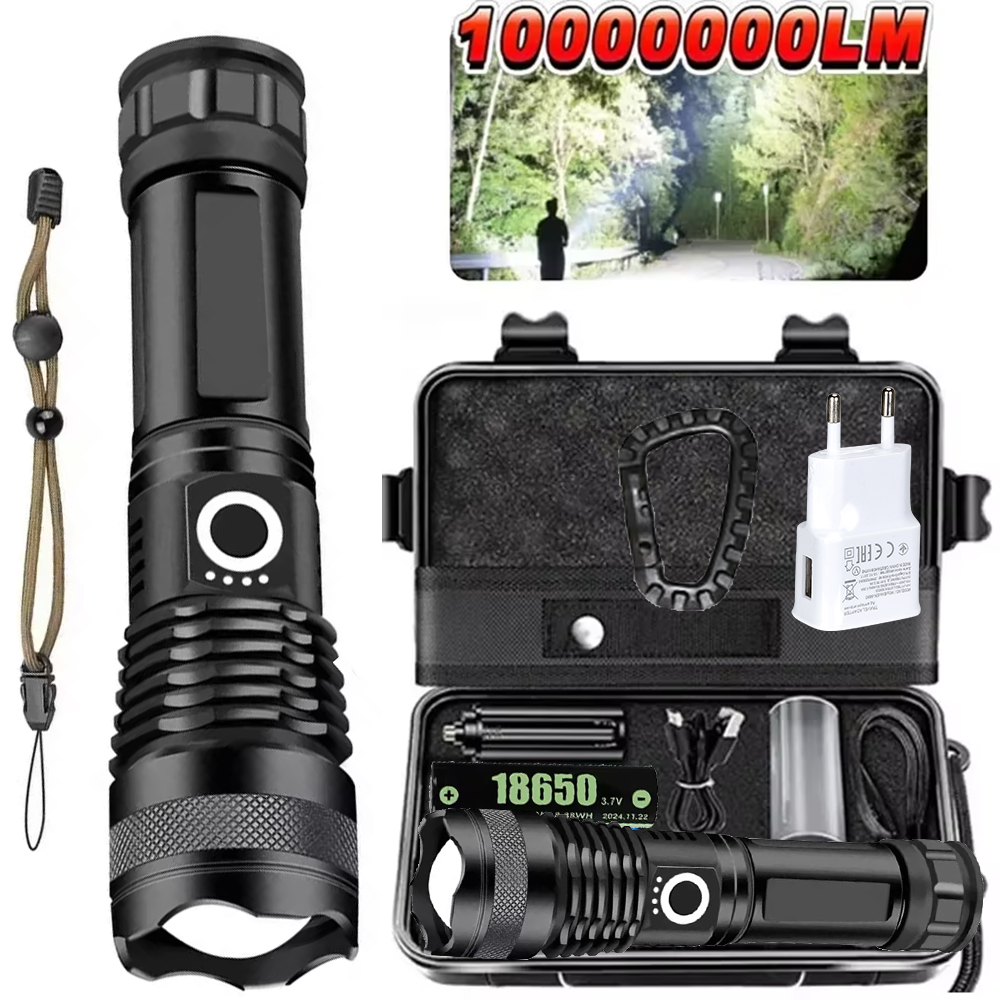High Power LED Flashlight Rech - Fishing Light ulasan dan harga