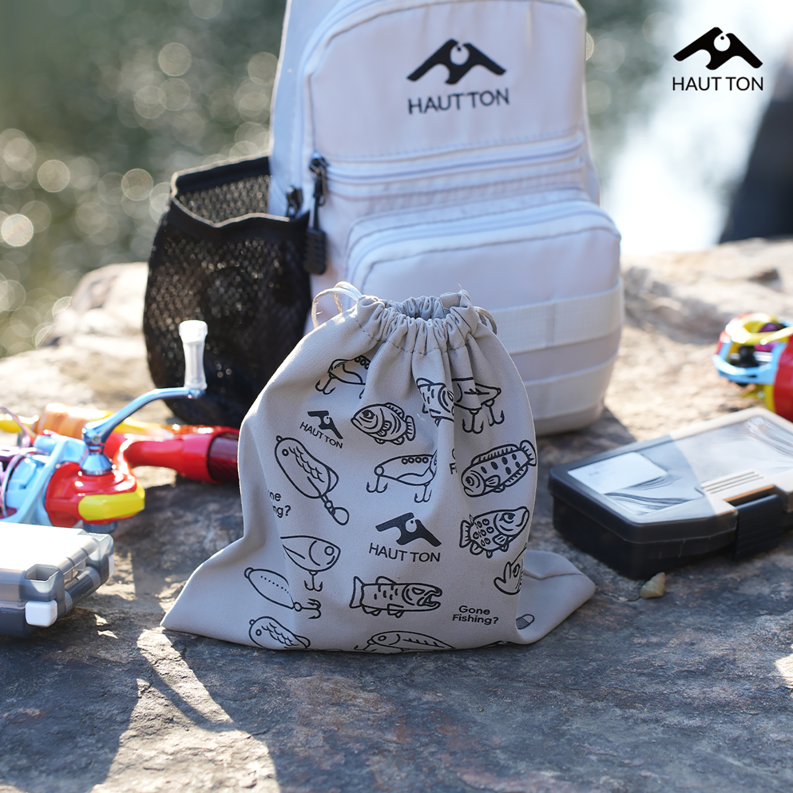 HAUT TON Fishing Reel Protecti - Fish Finder Case ulasan dan harga